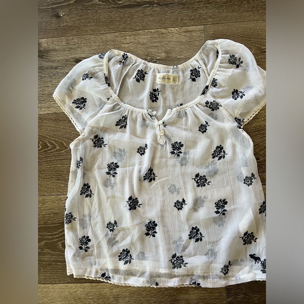 Abercrombie & Fitch sheer top.